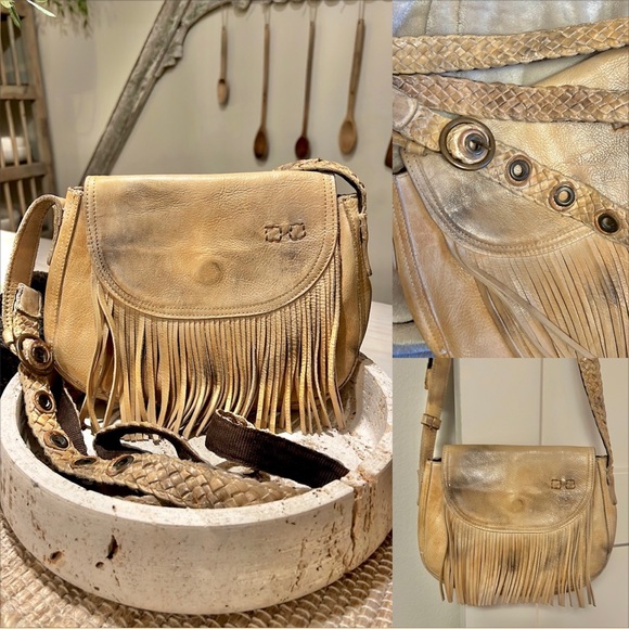 Bed Stu Handbags - Bed Stu Eastend Bag — Tan Rustic Fringe Crossbody